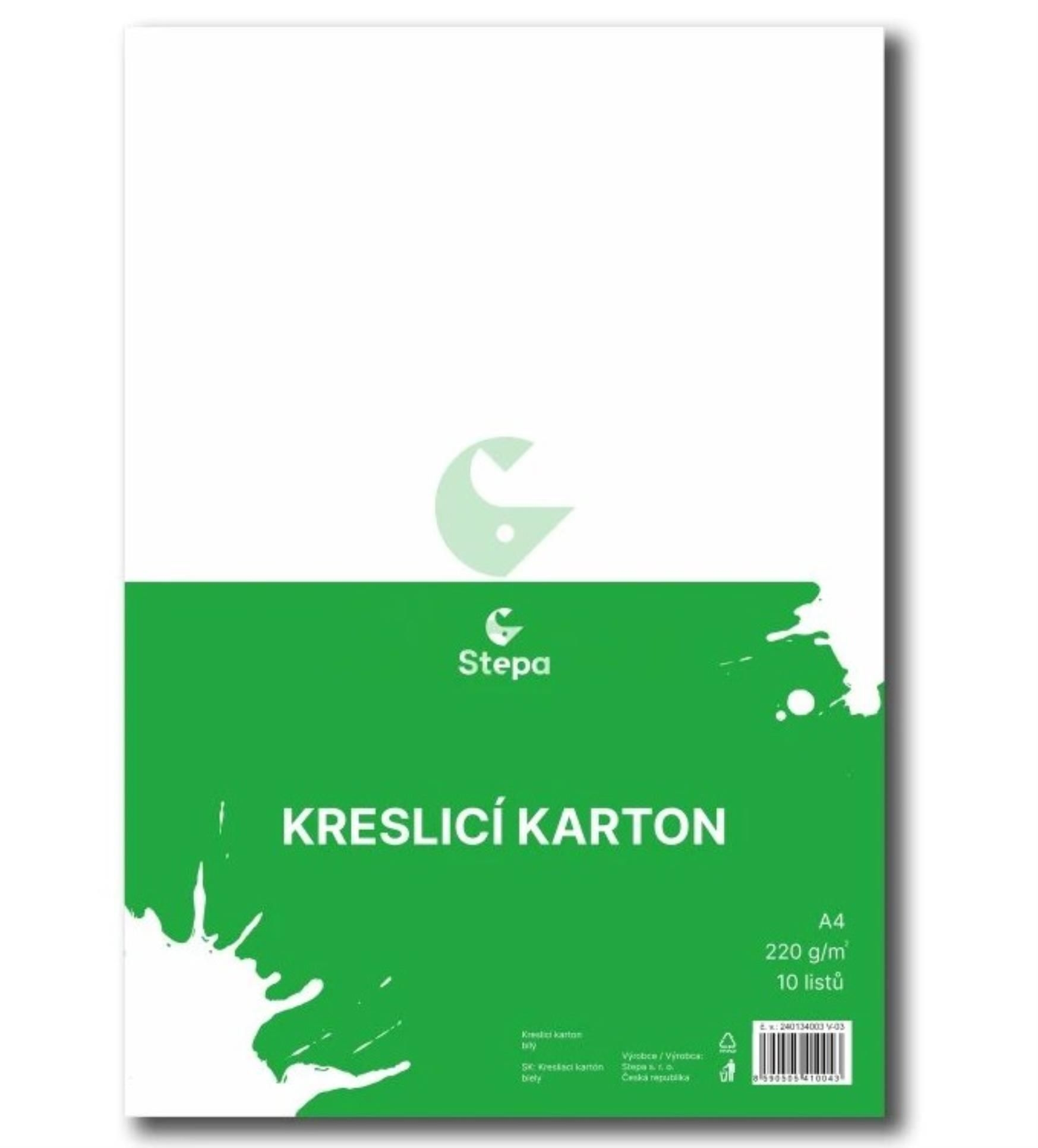 Stepa Kreslicí karton Stepa A3 - 220g,10 listů