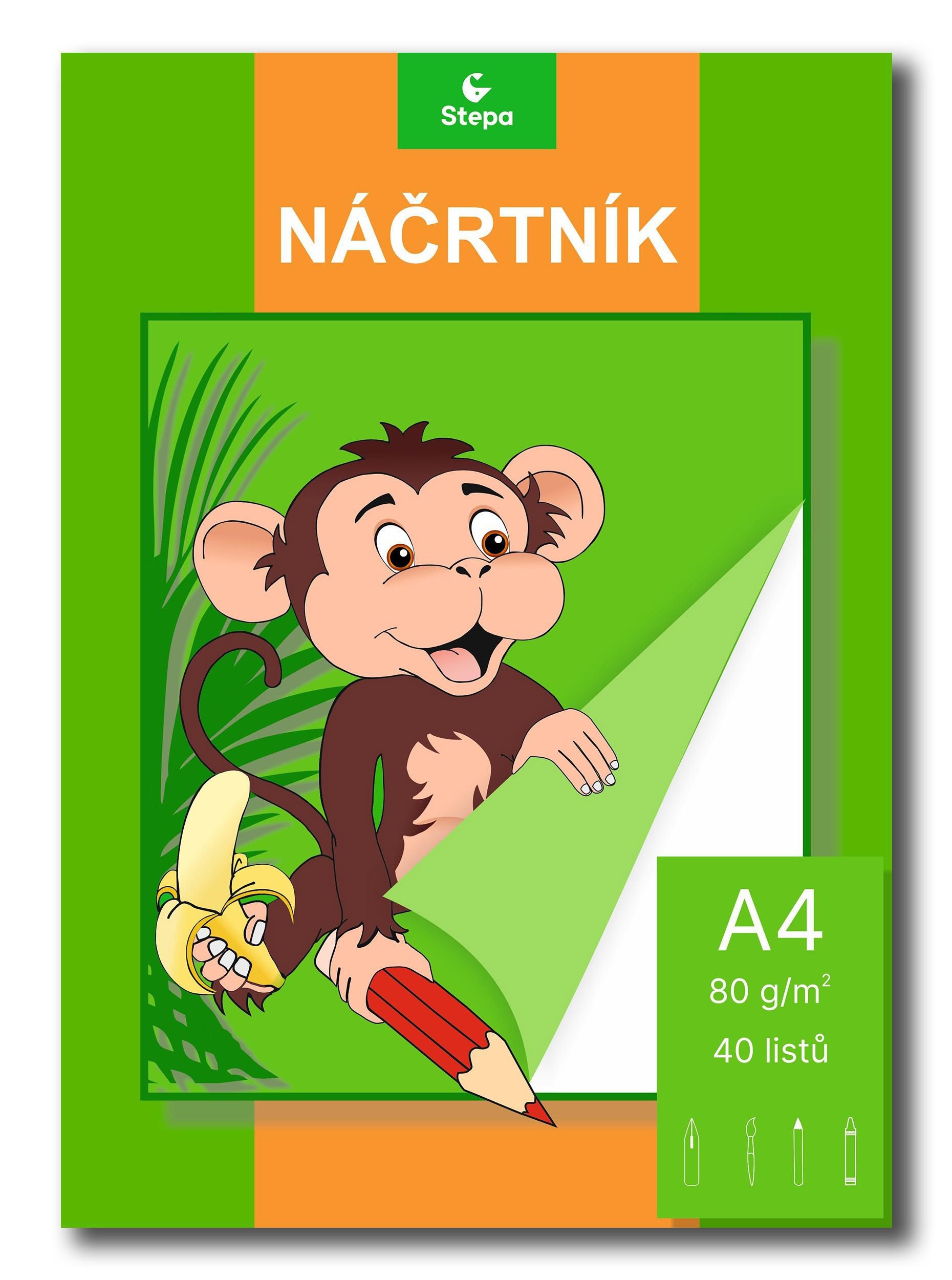 Blok náčtrtník A4