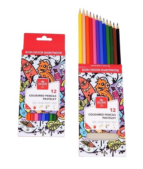 Koh-i-noor Souprava pastelek teenage 12 ks