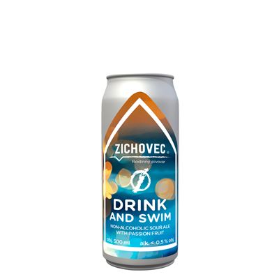ZICHOVEC Pivo nealkoholické Drink and Swim 500 ml