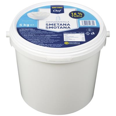 METRO Chef Smetana zakysaná 16% chlaz. 5 kg