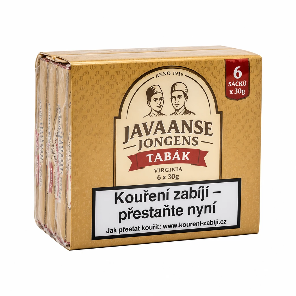 JAVAANSE JONGENS Halfzware R Tabák 6 x 30 g