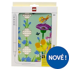 Lego Botanical recyklovaný zápisník a gelové pero