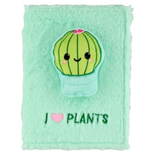 I Love Plants sešit se sametovým obalem 64 listů