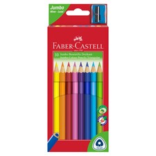 Faber-Castell Jumbo Colour Pencils Triangular 10 ks