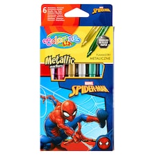 Colorino Kids Marvel Spider-Man Metallic fixy 6 ks