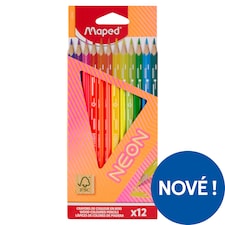 Maped Neon dřevěné pastelky 12 ks