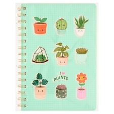 I Love Plants spirálový sešit A5 60 listů