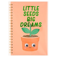 Little Seeds Big Dreams spirálový sešit 60 listů