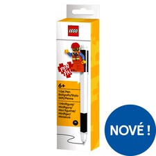 Lego 2.0 černé gelové pero s minifigurkou