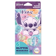 Disney Stitch Glitter fixy 6 ks
