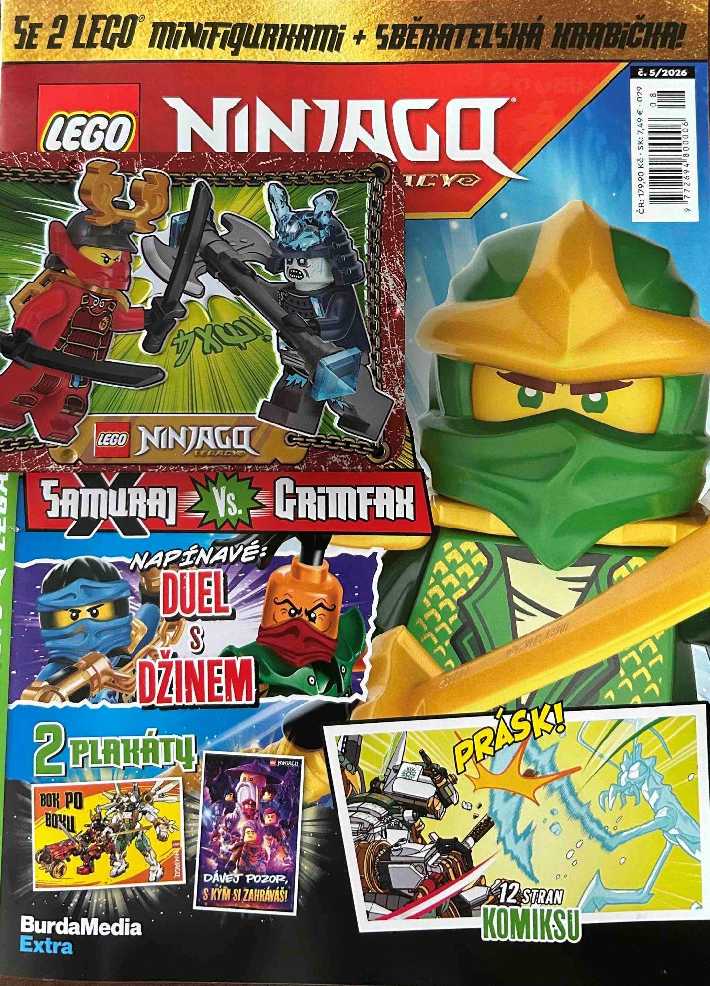 LEGO NINJAGO LEGACY č. 5/26 + sběratelská krabička a mini figurky