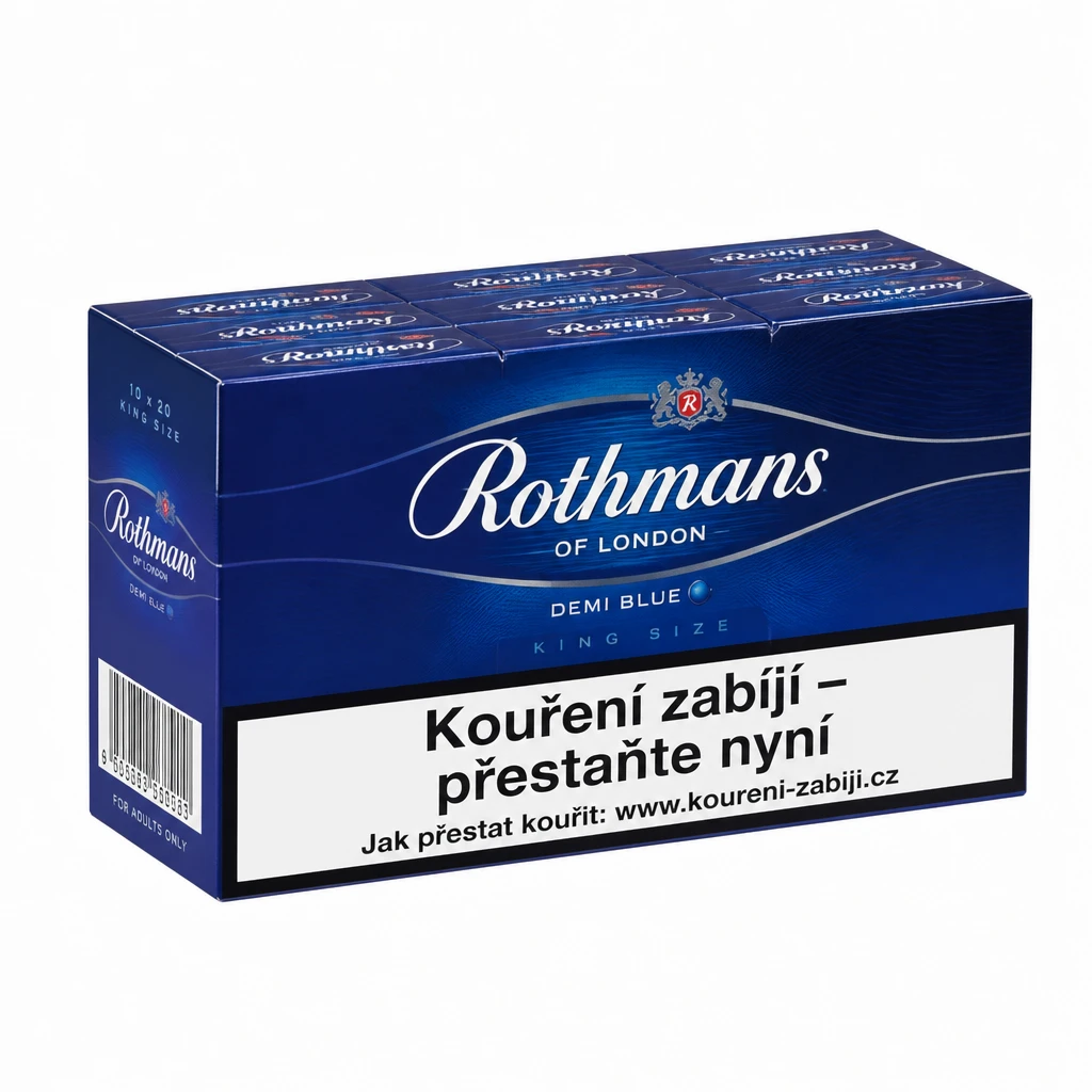 Rothmans Ol Demi Blue king size tvrdé bal. 10 krab. 20 ks kolek U 164 Kč VO cena