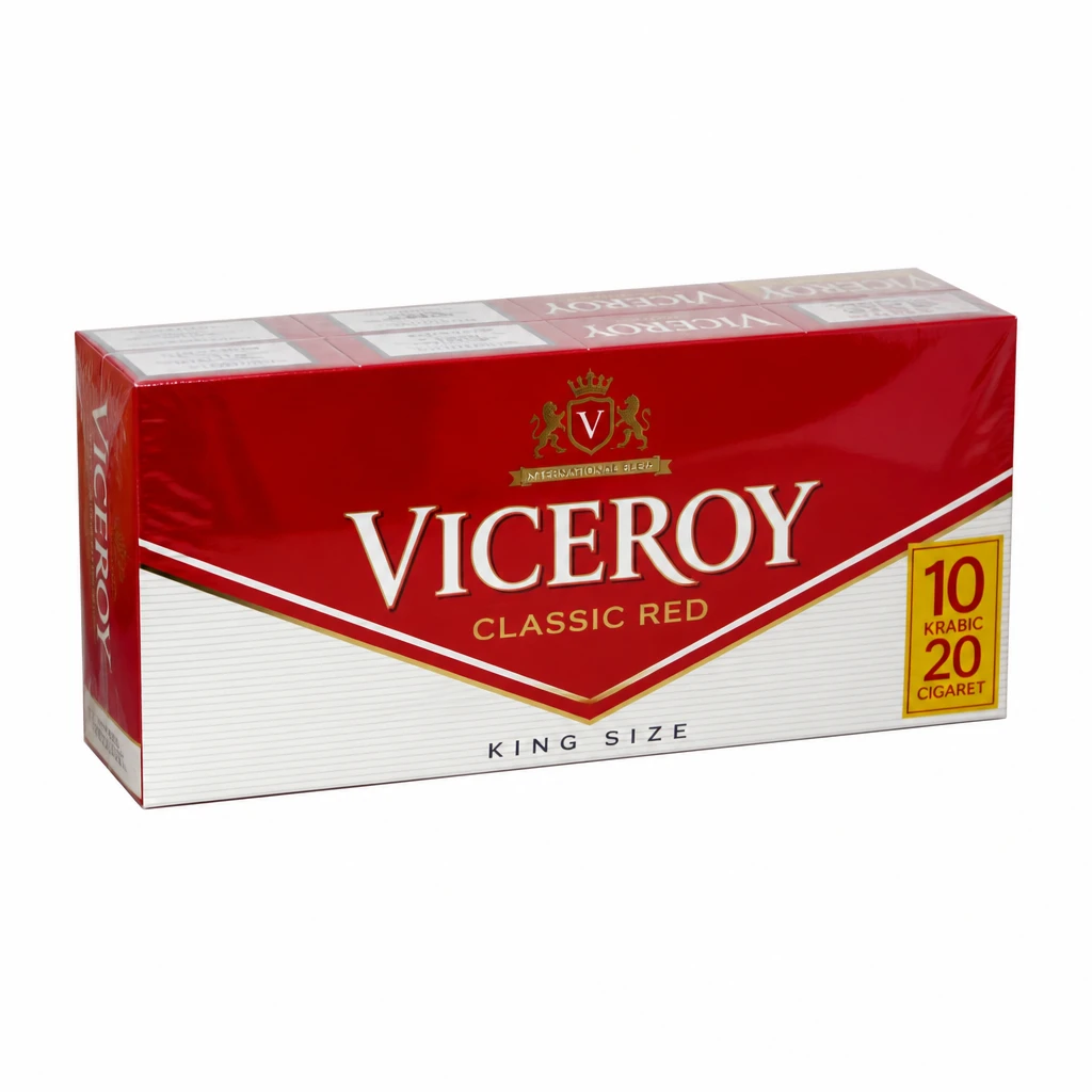 VICEROY Classic Red king size tvrdé bal. 10 krab. 20 ks kolek U 166 Kč VO cena