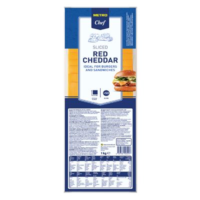 METRO Chef Cheddar red plátky chlaz.