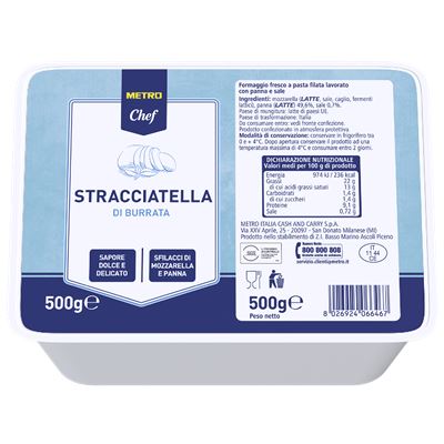 METRO Chef Stracciatella di Burrata chlaz. 500 g