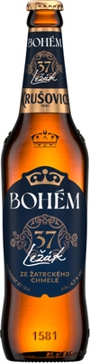 Krušovice Bohém, sklo