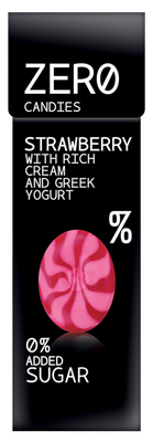 Zero candies  Strawberry-Yoghurt candies 0%