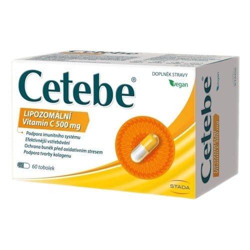 Cetebe lipozomální Vitamin C 500mg tob.60