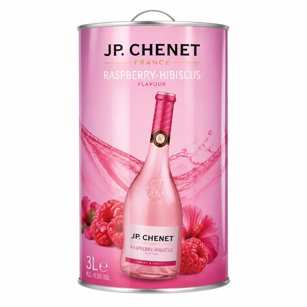 JP. CHENET Raspberry & Hibiscus plech 12 x 250 ml