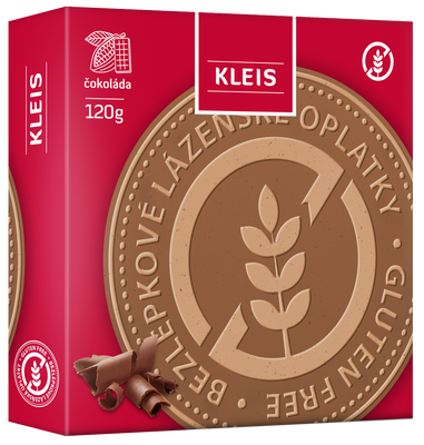 Kleis Křehké čokoládové oplatky, bezlepkové