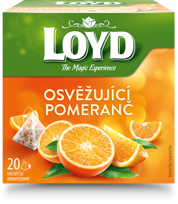 Loyd Čaj pyramida pomeranč