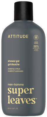 Attitude Pánské sprchový gel Super leaves - Amber a Citrus