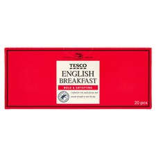 English Breakfast černý čaj porcovaný 20 x 1,75g (35g)