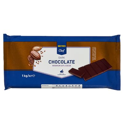 METRO Chef Čokoláda tmavá 60 % 1 kg