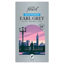 Finest Earl Grey černý čaj bez kofeinu 50 ks 125g