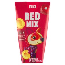 Rio Red Mix vícedruhový ovocno-zeleninový nápoj 200ml
