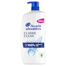 Head & Shoulders Classic Clean Šampon Proti Lupům, 1000ml, Pumpička. Proti Lupům, Mastnotě a Svědění
