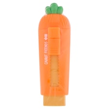 Carrot Friends guma ve tvaru mrkve s tlačítkem a tahem