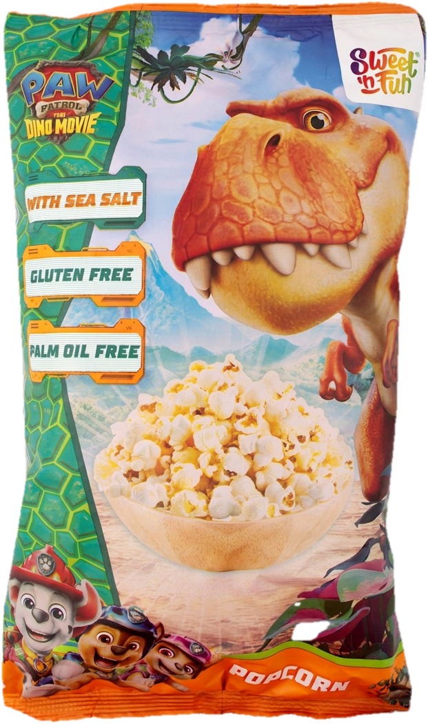 SnF PAW PATROL Dino Movie Popcorn slaný
