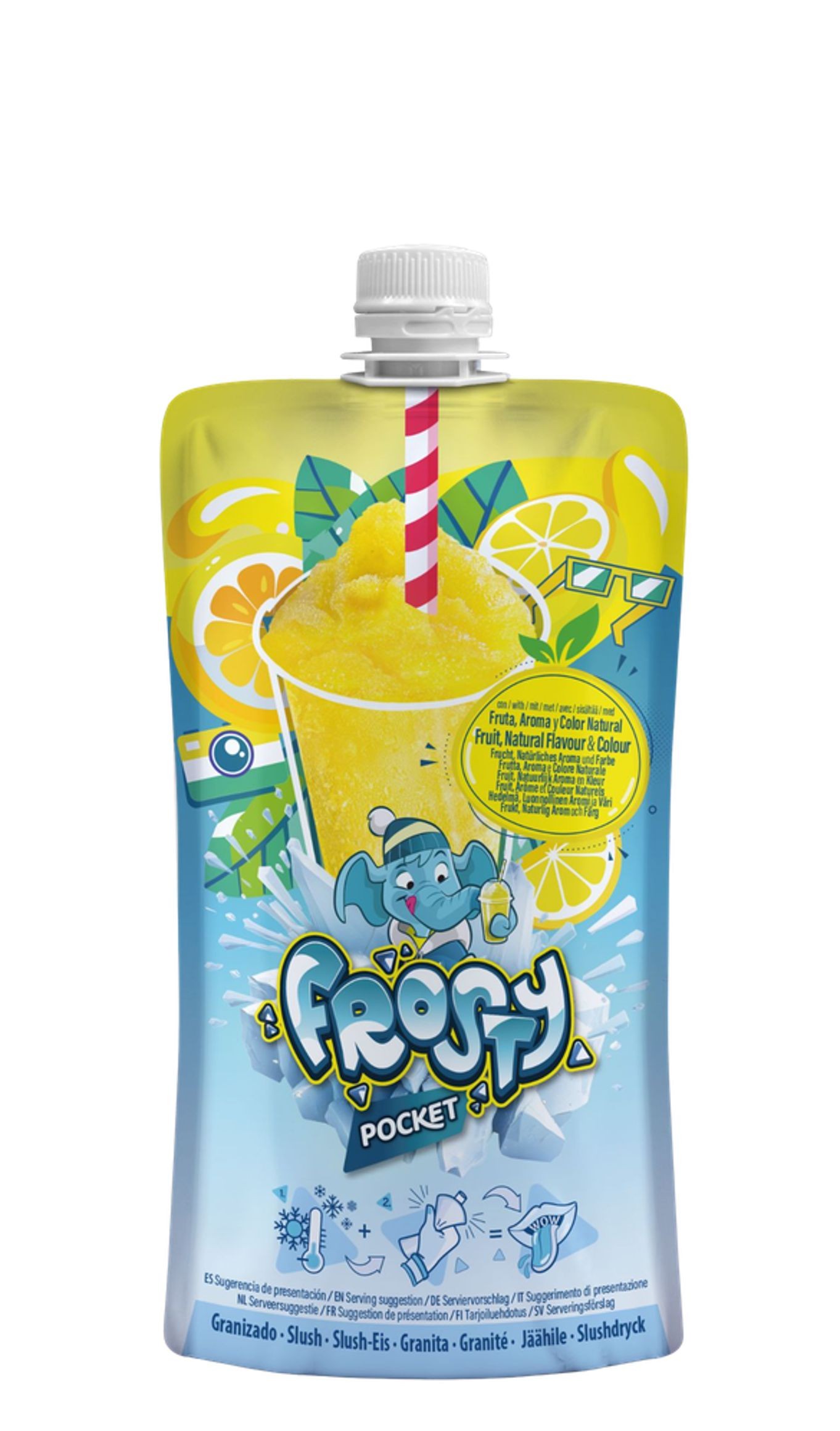 Ledová tříšť citron 160g