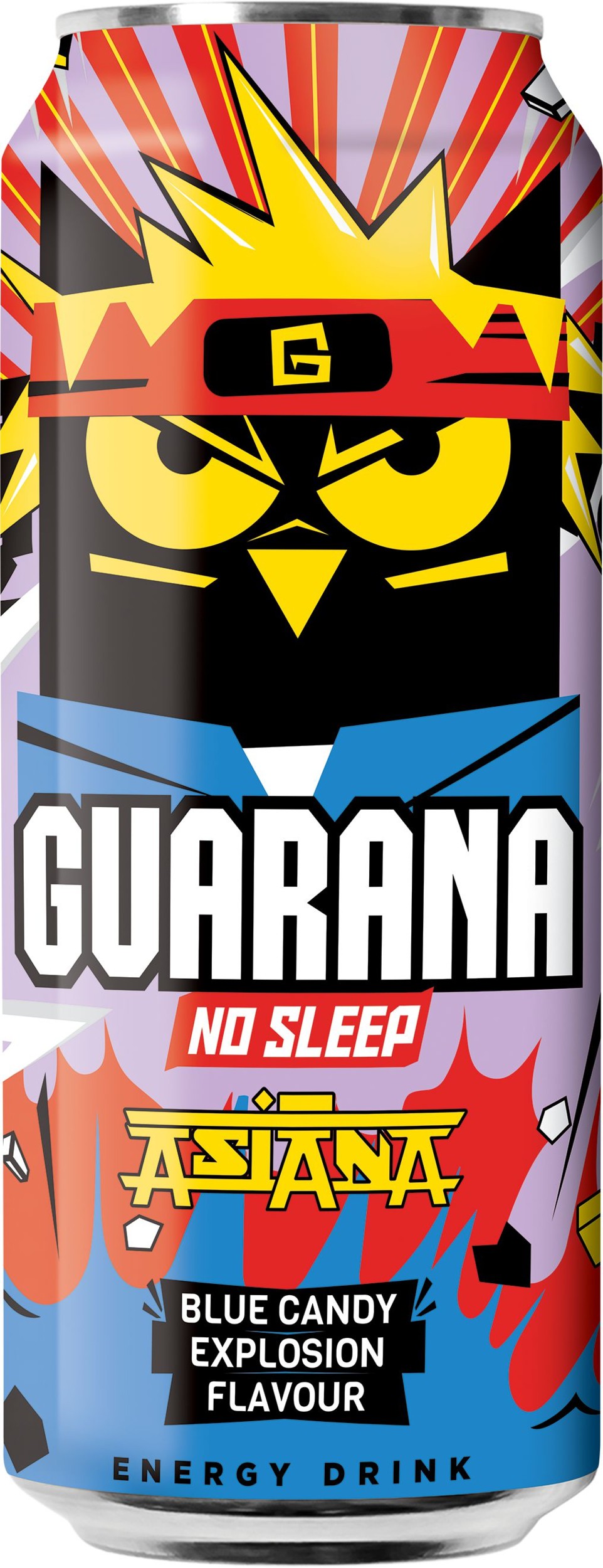 Guarana Asiana Blue candy explosion 0,5l