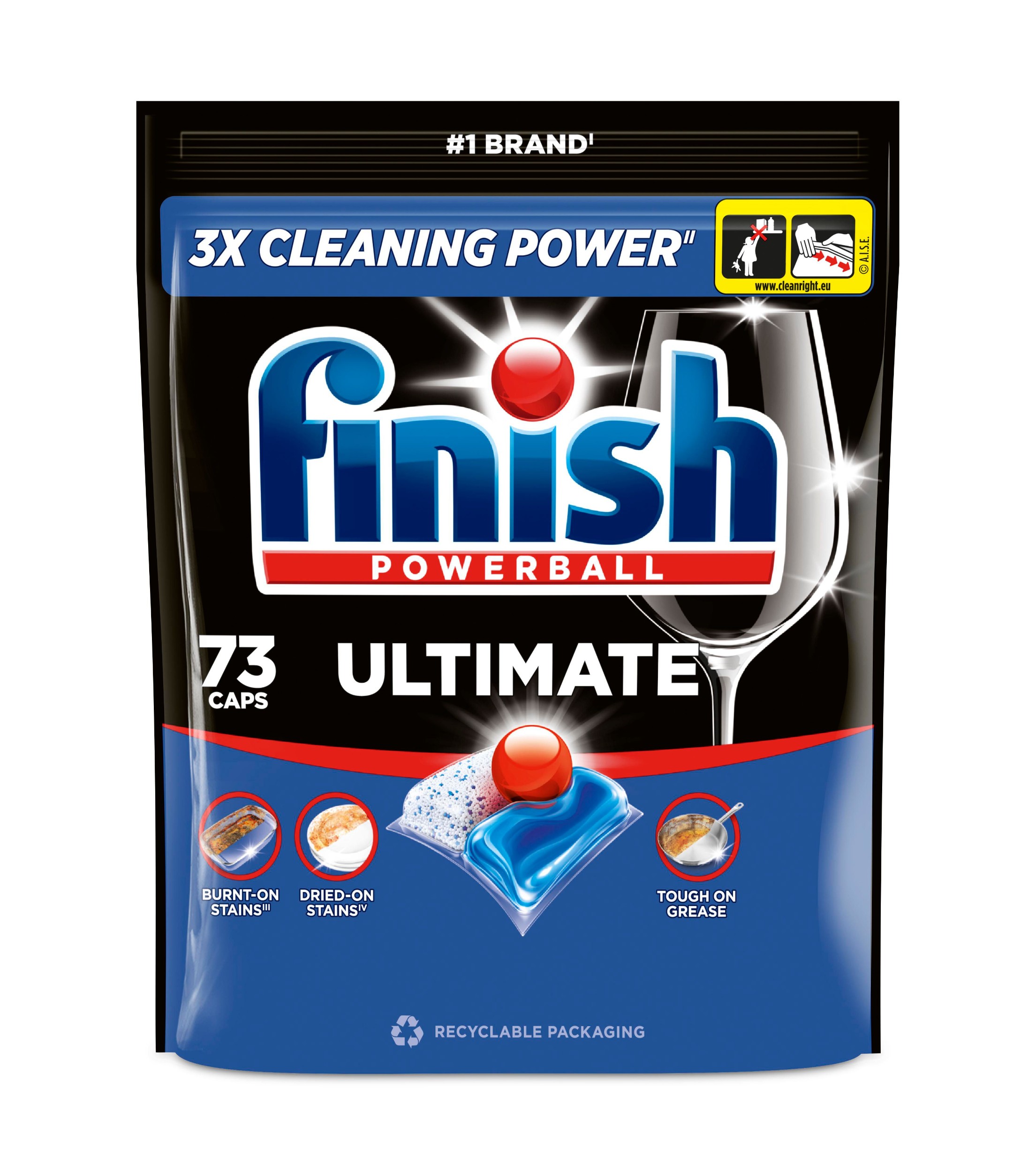 Finish Ultimate kapsle do myčky nádobí - Fresh 73 ks