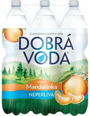 Dobrá voda Neperlivá Mandarinka 6 x 1,5l