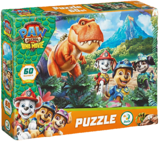 Dodo Paw Patrol Dino movie puzzle 60 dílků
