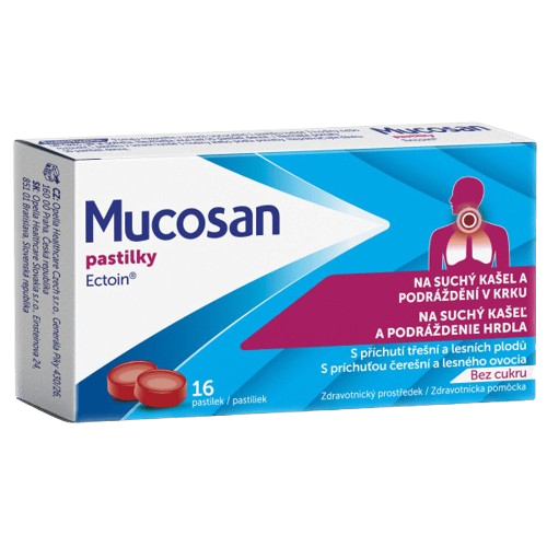 Mucosan pastilky 16ks