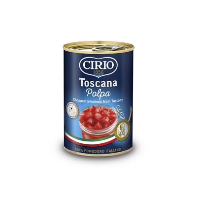 CIRIO Rajčata loupaná krájená 12 x 425 ml