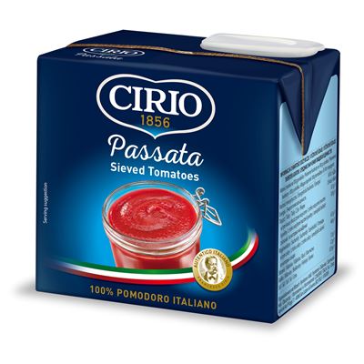 CIRIO Rajčata loupaná drcená 12 x 500 g