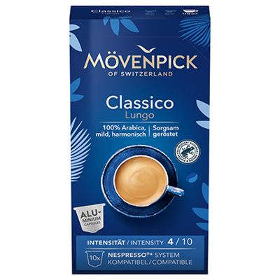 MÖVENPICK Lungo kapsle kávové 10 ks