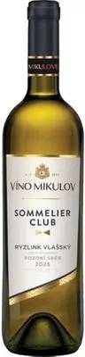 Víno Mikulov Sommelier club Ryzlink vlašský pozdní sběr