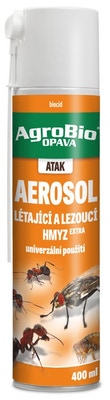 AgroBio ATAK Aerosol na létající a lezoucí hmyz Extra