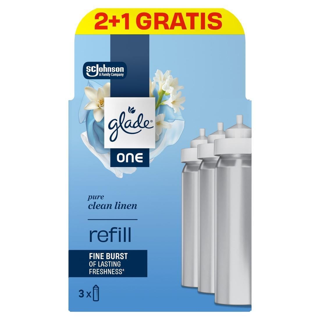 Glade ONE Náplň do osvěžovače vzduchu clean linen