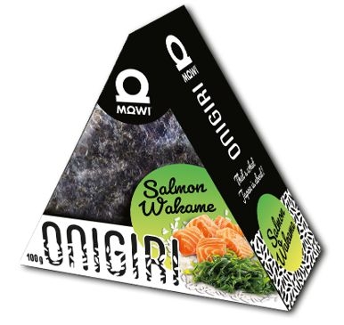 Mowi Onigiri with Salmon and Wakame salad 100 g