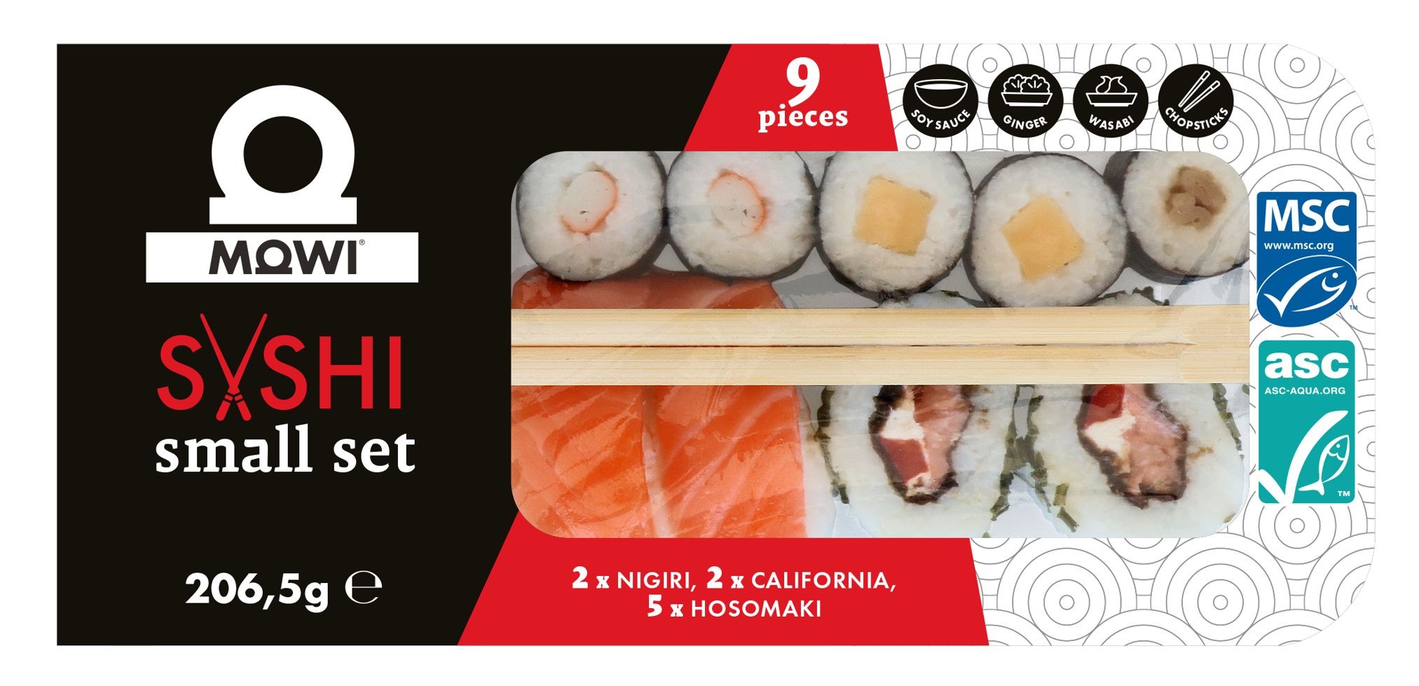 Mowi Sushi Hajimari 206,5 g