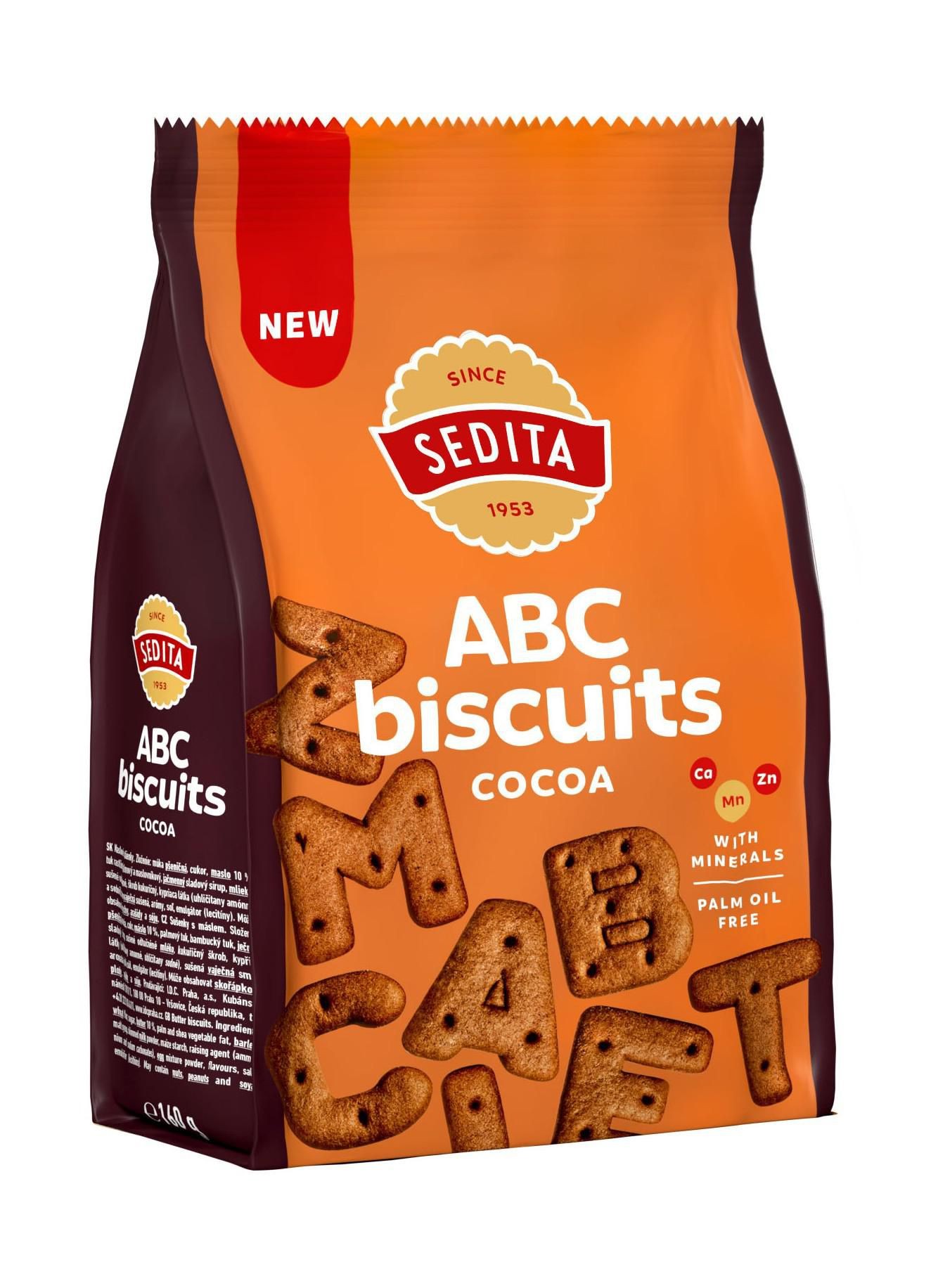 Sedita ABC biscuits cocoa 170g