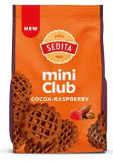Sedita Mini Club cocoa-raspberry 160g